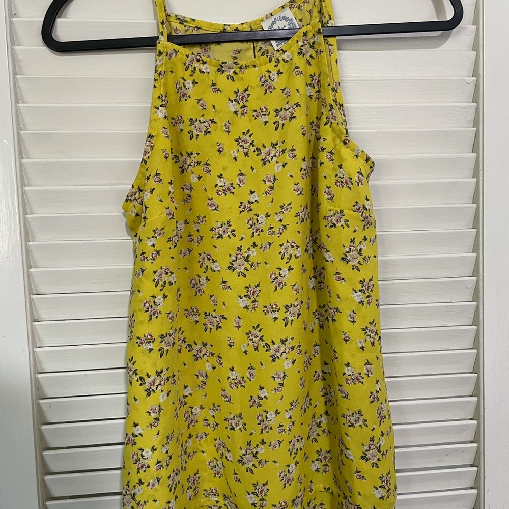 Blue Rain Women’s yellow floral top